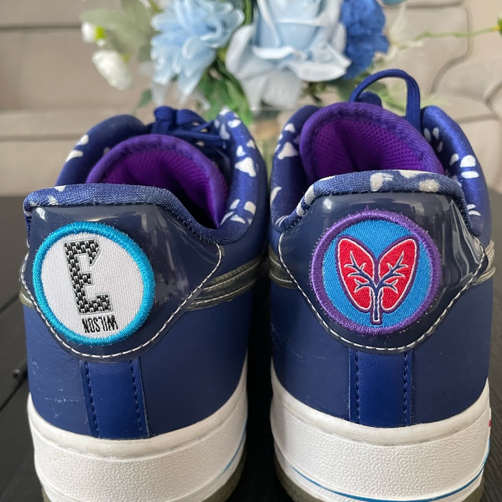 Nike Air Force 1 Doernbecher Breathe Blue White Custom Men’s 8 Women’s 9.5 - Picture 5 of 7